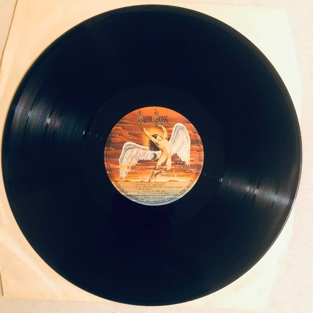 Led Zeppelin - Physical Graffiti [Greek first pressing with original die-cut "windows" cover art] - 2 x LP-album (dobbeltalbum) - 1976 #3.2