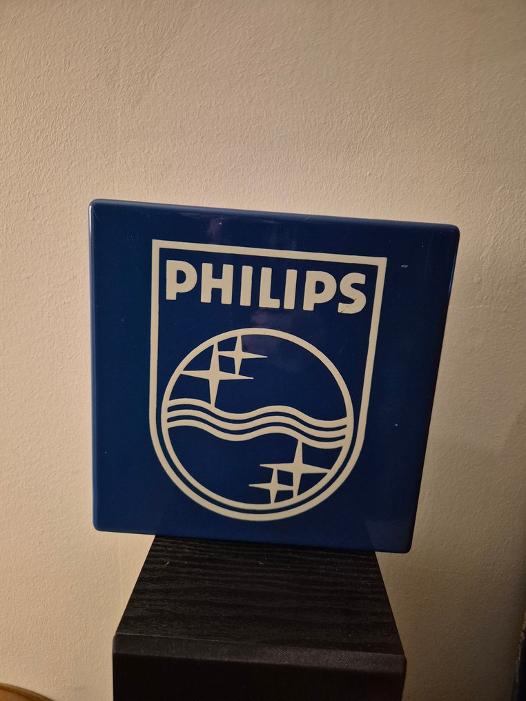 Emaillerie Belge - 搪瓷牌 philipps - Philipps - 搪瓷标牌 - 广告用珐琅牌 - 钢 #3.2