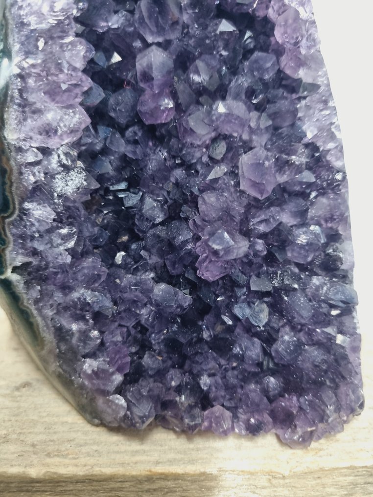 Alta Qualità - Amethyst Uruguay Geode - Altezza: 125 mm - Larghezza: 115 mm- 1430 g #2.1