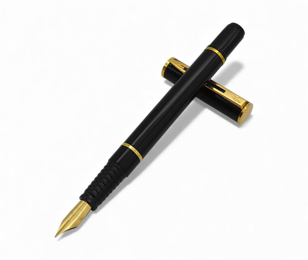 Waterman - Mod. "Centurion Marble Green & Laureat Black Laque" In Original Box - Nincs minimálár - Töltőtoll #4.3