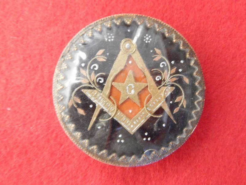 Ukendt - Badge - franc maconnerie masonic antique box - 19. - sidst i #4.3