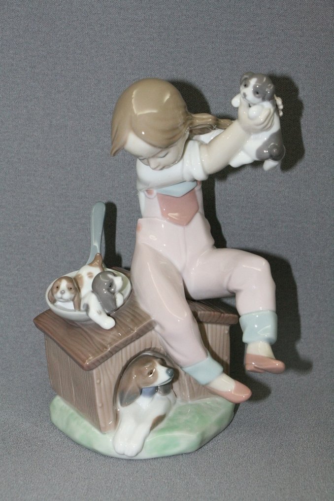 Lladró - Αγαλματίδιο - Pick of the Litter, Best Friend, and Picture Perfect (3) - Πορσελάνη #1.0