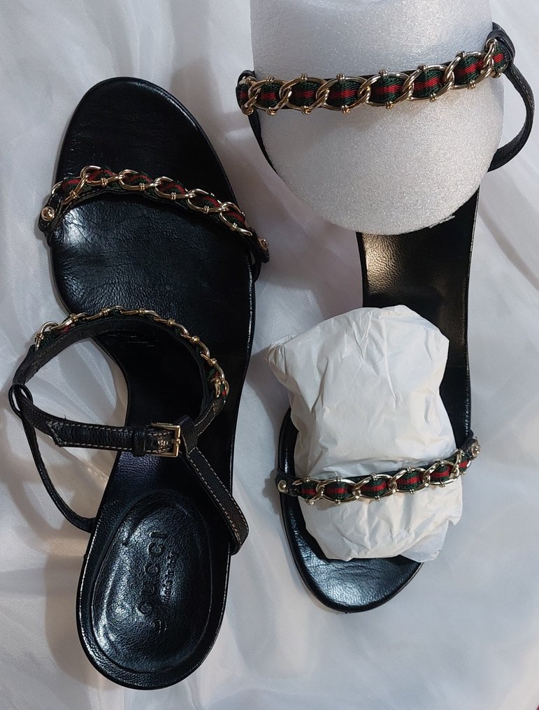 Gucci - Heeled sandals - Size: EU 36.5 #3.2