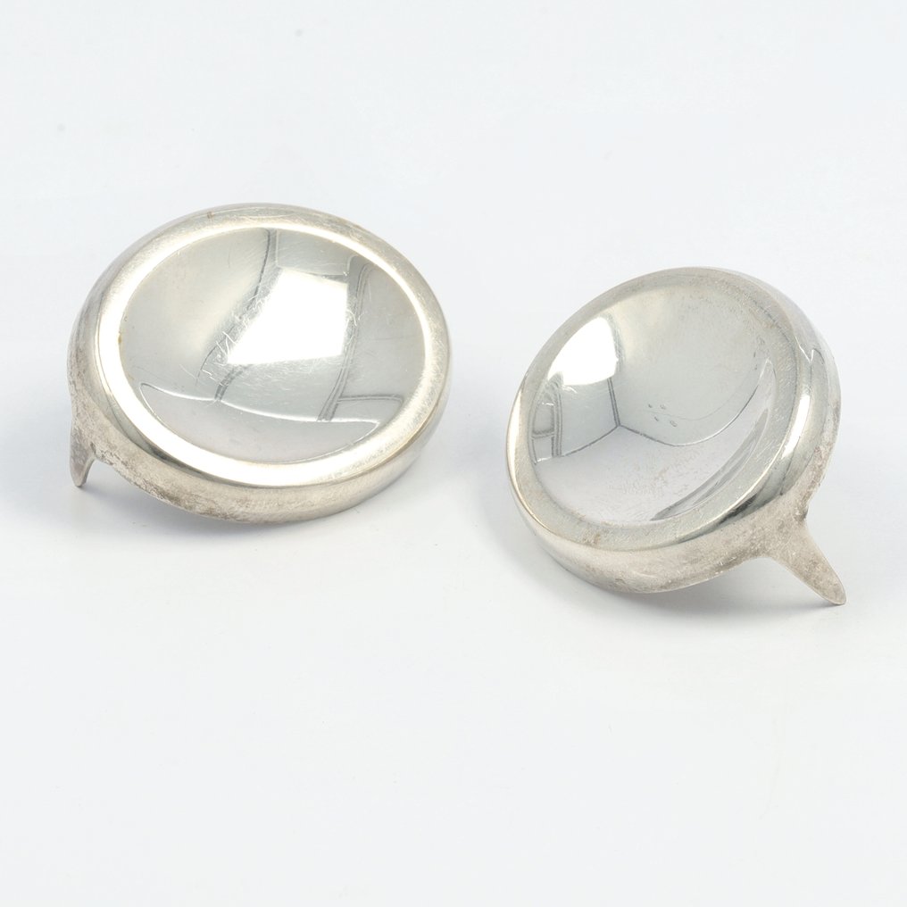 NO RESERVE - Kaasduimen - Zilverfabriek Voorschoten - Set tacâmuri (2) - .833 argint #1.0