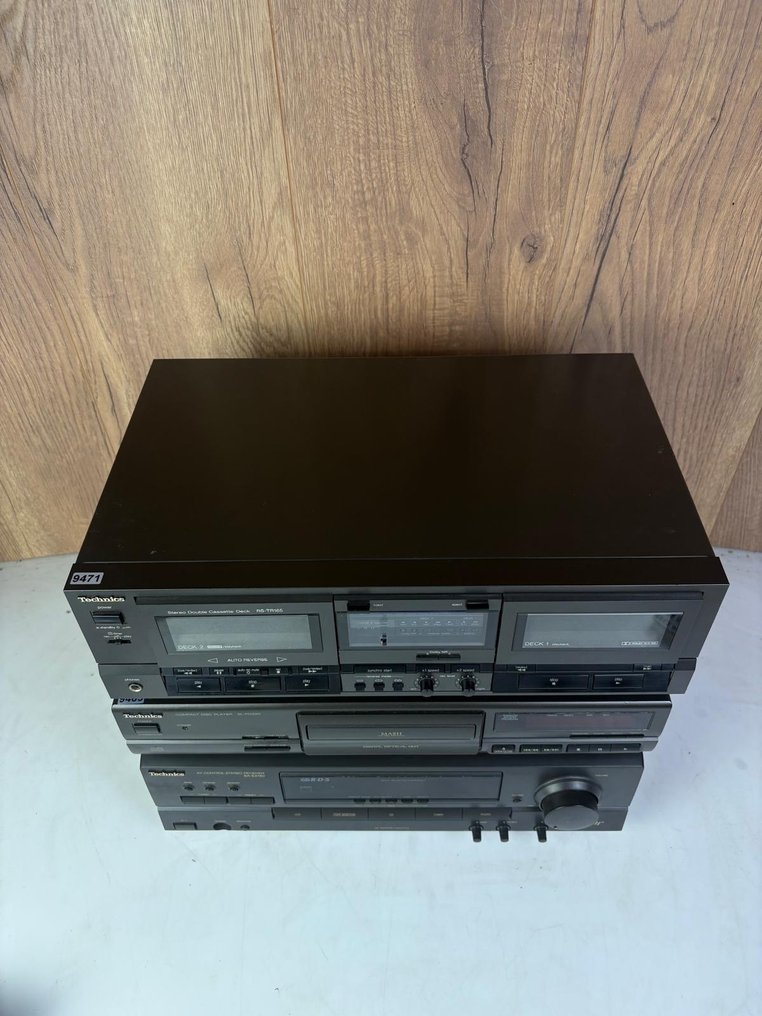 Technics - SA-EX140 Receiver + SL-PG390 CD Player + RS-TR165 Cassette Deck Stereo set #1.0