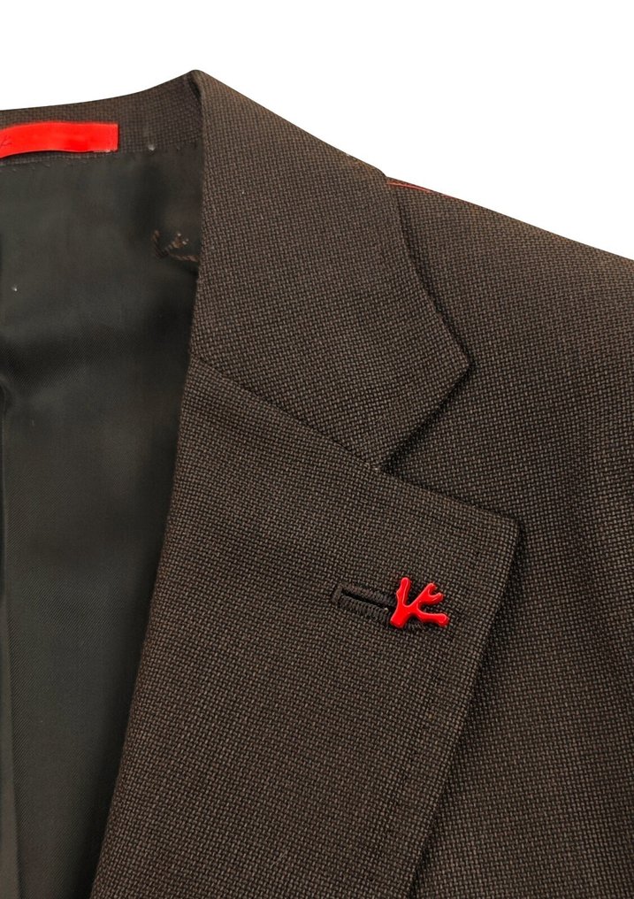 ISAIA NAPOLI RRP 4850€ Dark Brown Hand-Sewn Sport Coat Wool 8R - 50 IT - Blazer - New with tags #4.3