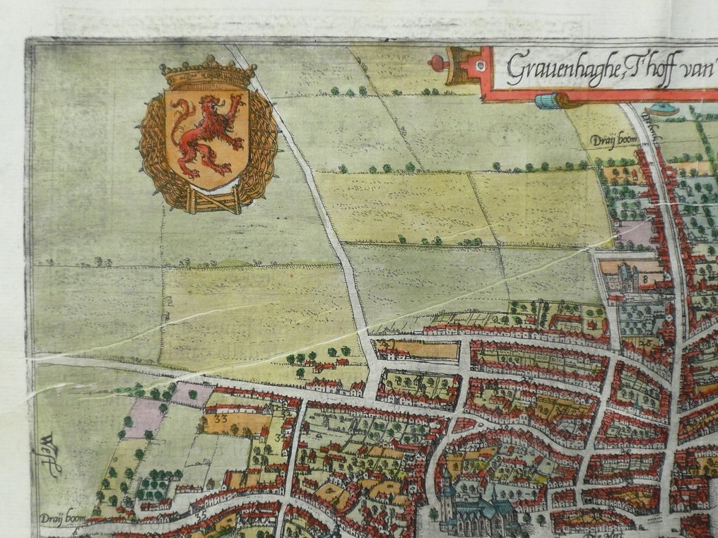 荷蘭 - 海牙; Lodovico Guicciardini - Gravenhaghe, T'hoff van Hollant - 1581 #2.1