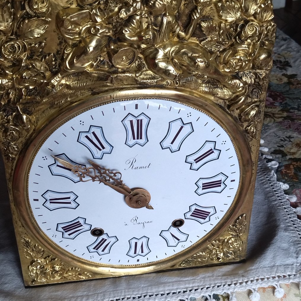 Comtoise klok - - Smeedijzer - 1850-1900 #1.0