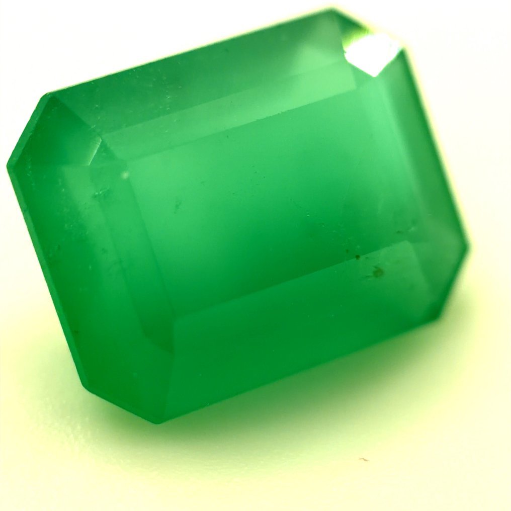 Nincs minimálár - 1 pcs Zöld Smaragd - 3.56 ct - Nemzetközi Gemmológiai Intézet (IGI) - Természetes smaragd #2.1