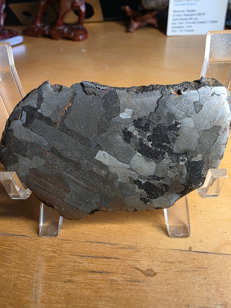 Campo del Cielo - Iron Meteorite - complete etchedslice - 102 g #1.0