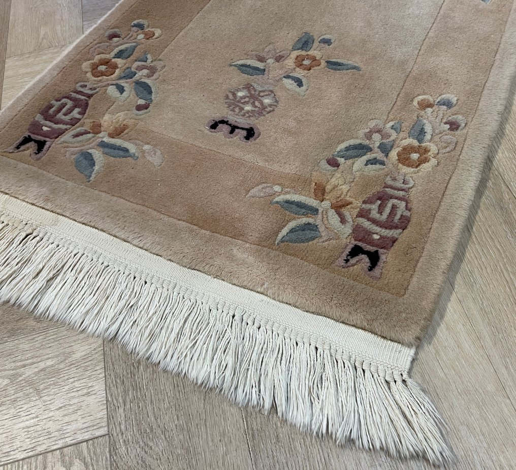 Nepal designteppe - håndknyttet - ull - kvalitetsteppe - designerteppe - Teppe - 130 cm - 62 cm #2.1