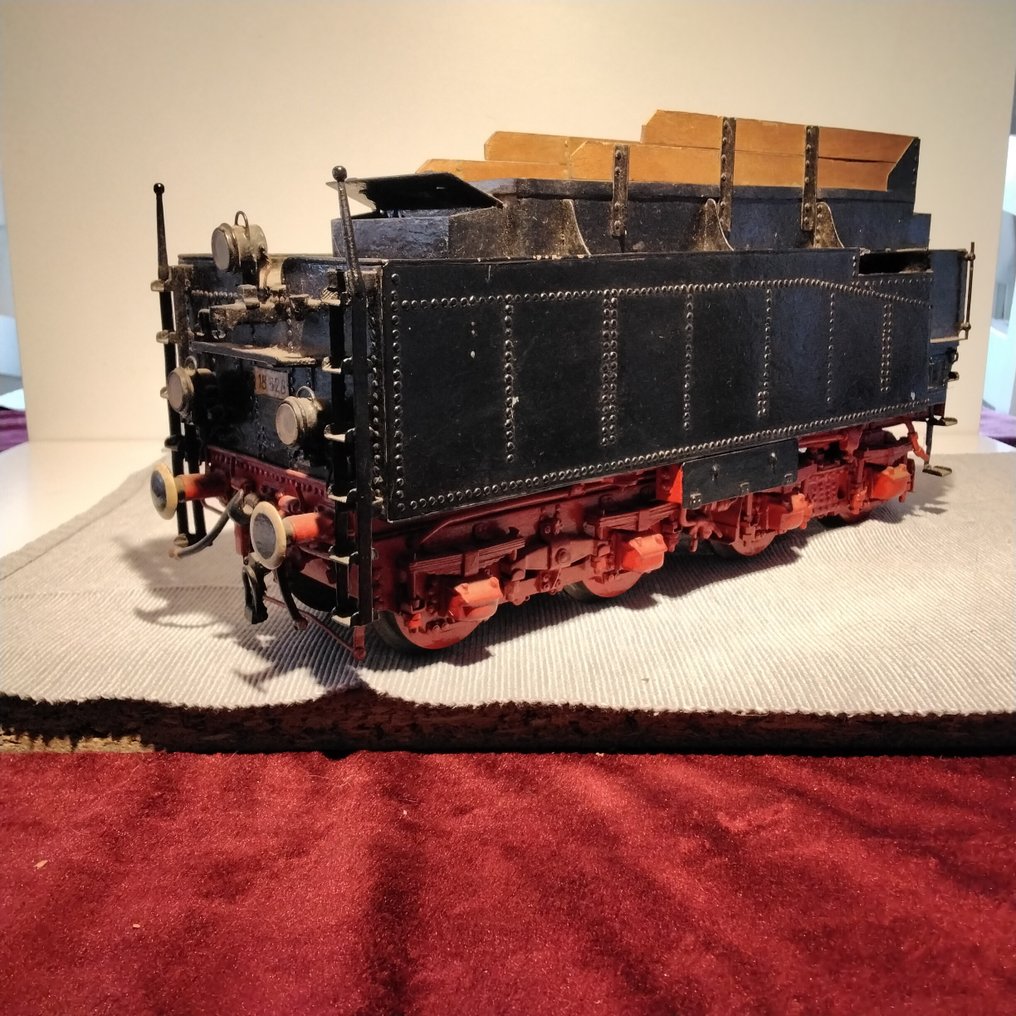 unbekannt Siehe Maßstab auf den Fotos - Modelltåg (1) - Dragvagn tung helt metallutförande - DRG #1.0