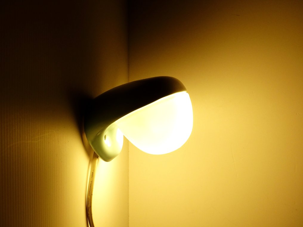 Lindner Leuchten - Wilhelm Wagenfeld - Φωτιστικό τοίχου (2) - { - Πορσελάνη, Γυαλί οπαλίνης #4.3