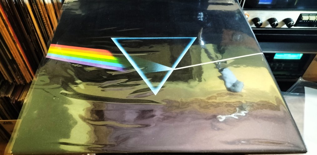Pink Floyd - The Dark Side Of The Moon -1st Spanish Press Contains 2 posters and 2 sticker cards - LP Album (stand-alone item) - 1st variant - 1973 #3.2