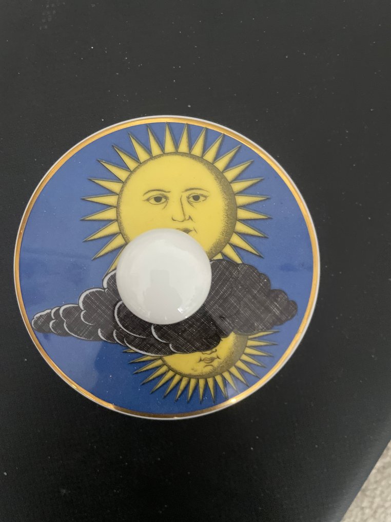 Rosenthal - Fornasetti - Fémdoboz - Il Sole di Capri - Porcelán #3.2