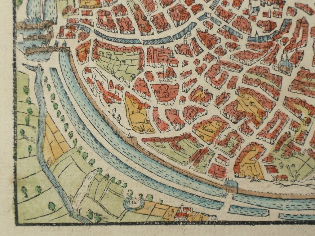 Belgium - Brugge; Sebastiaan Münster - Contrasehtung der Statt Brugt - 1561-1580 #4.3