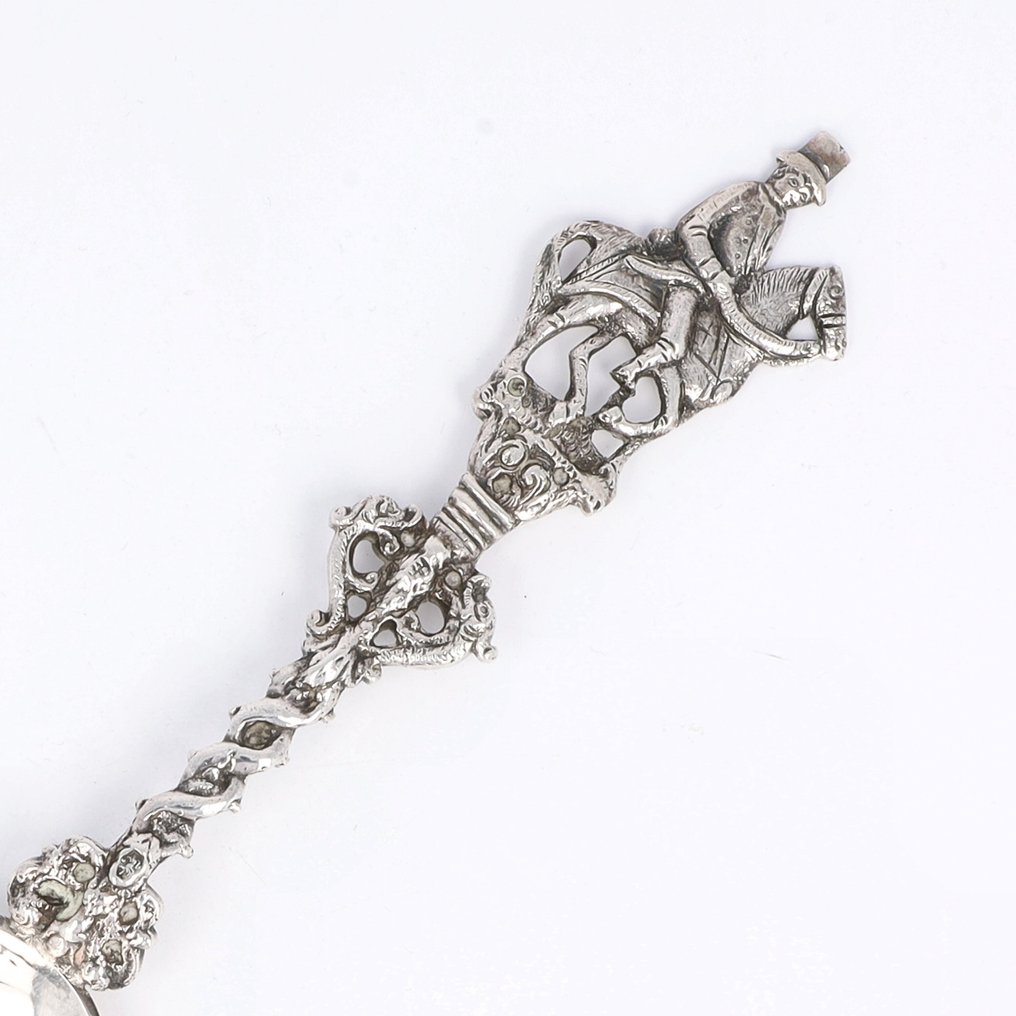 Jacob Feenstra Rz. (Sneek 1877) - Cucchiaio della nascita - .833 argento #4.3