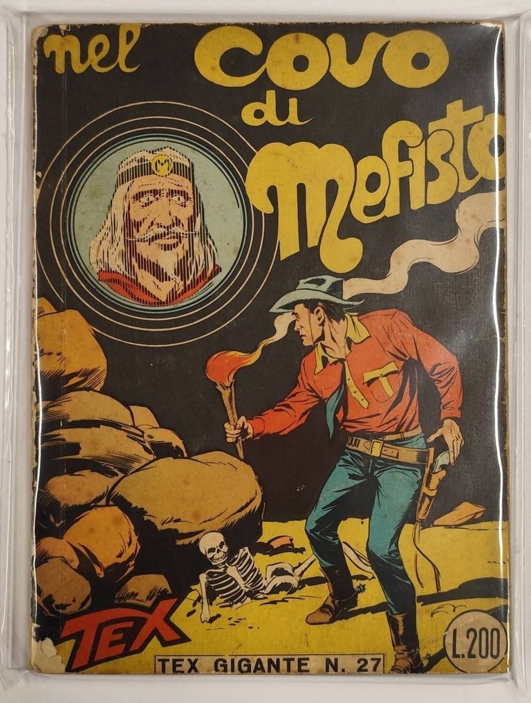 Tex Serie 1/29 n°27 - Tex Nel Covo di Mefisto - Originale - 1 Comic - First edition - 1954 #1.0