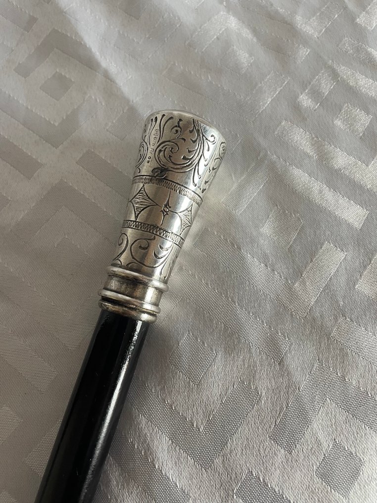 Walking stick - .925 silver - Nobile - Art Nouveau #1.0