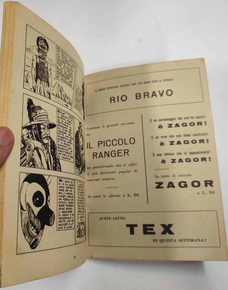 Gli Albi del Cowboy n° 2 - L'Ombra del Passato - 1 Comic - Eerste druk - 1963 #4.3