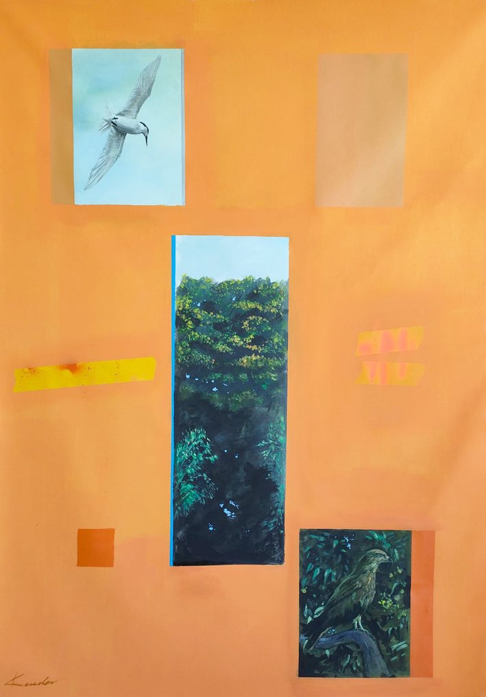 Kander - Opposites birds - XXL - NO Reserve #1.0