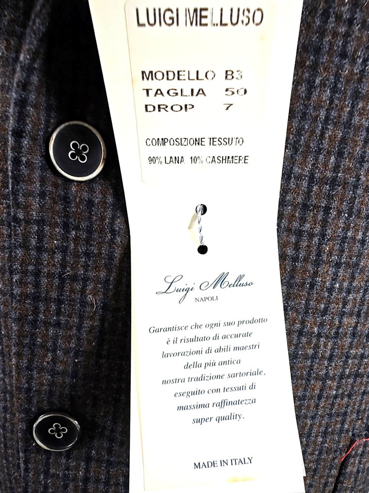 Luigi Melluso - NEW - Wool/Cashmere - Blazer - New with tags #3.2