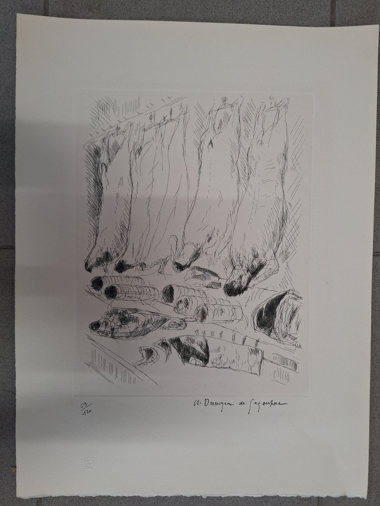 André Dunoyer de Segonzac - Dunoyer de Segonzac [monograph with print] + extra print - 1929-1935 #2.1