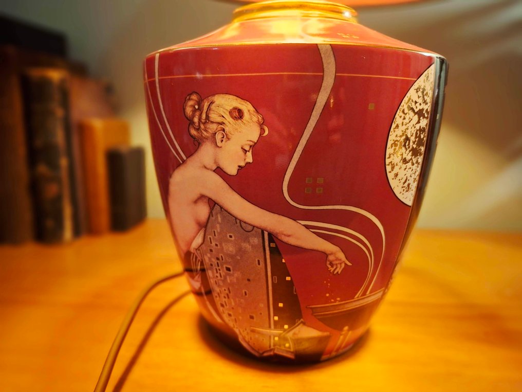 Goebel - Michael Parkes - Lamp - Porcelain - Sacred Fire II #2.1