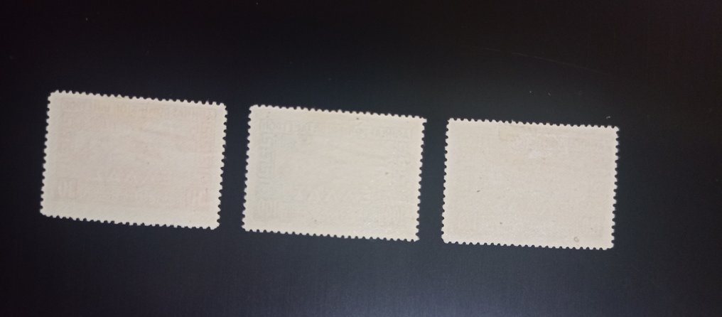 Grecia 1933/1933 - Timbrări grecești neanulate Zeppelin 1933 - Hermes hellas 2019 450€ #1.0