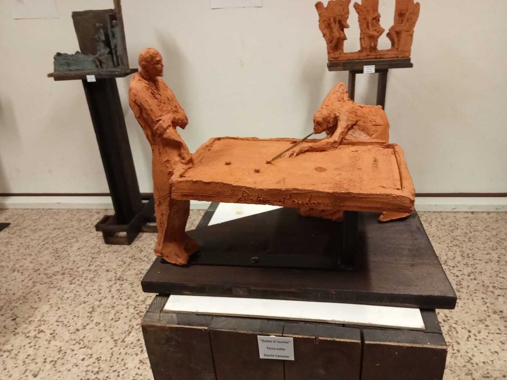 Danilo Cassano - Rzeźba, Batter d' occhio - 30 cm - Ceramika - 2023 #2.1