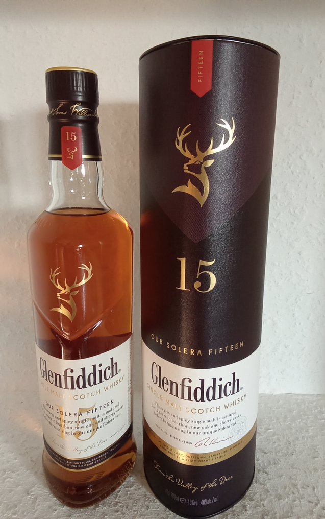 Glenfiddich 18 years old & 15 years old  - 70cl - 2 bottles #4.3