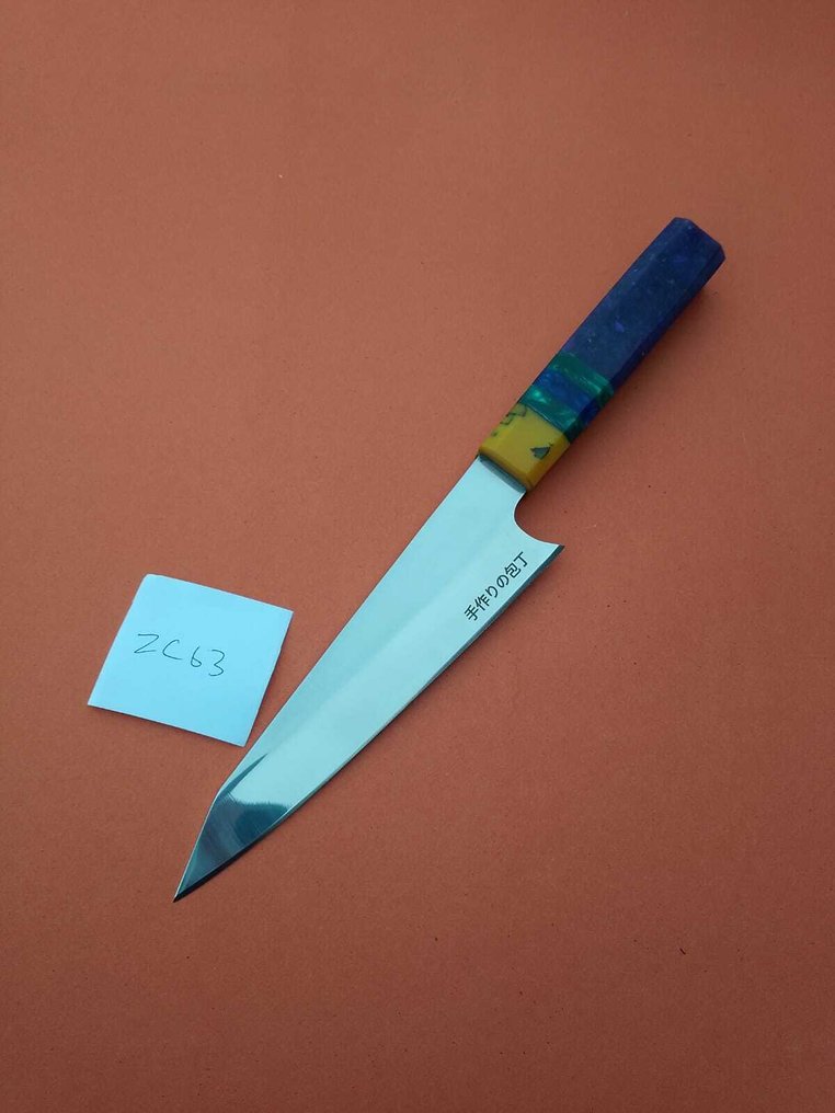 Μαχαίρι κουζίνας -  Συνεργασία Γάλλων Καλλιτεχνών - Χειριστήρια Τέχνης από Άσπρο Ατσάλι Shirogami - Ιαπωνία - Συνεργασία Γάλλων καλλιτεχνών #4.3