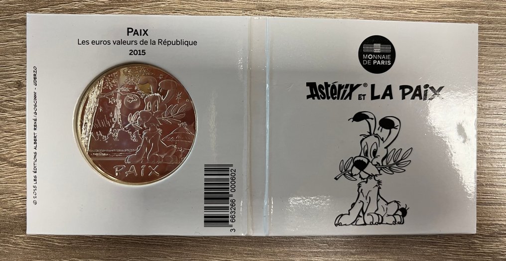 Frankrijk. 50 Euro 2015 - Asterix LA PAIX (Zonder Minimumprijs) #3.2