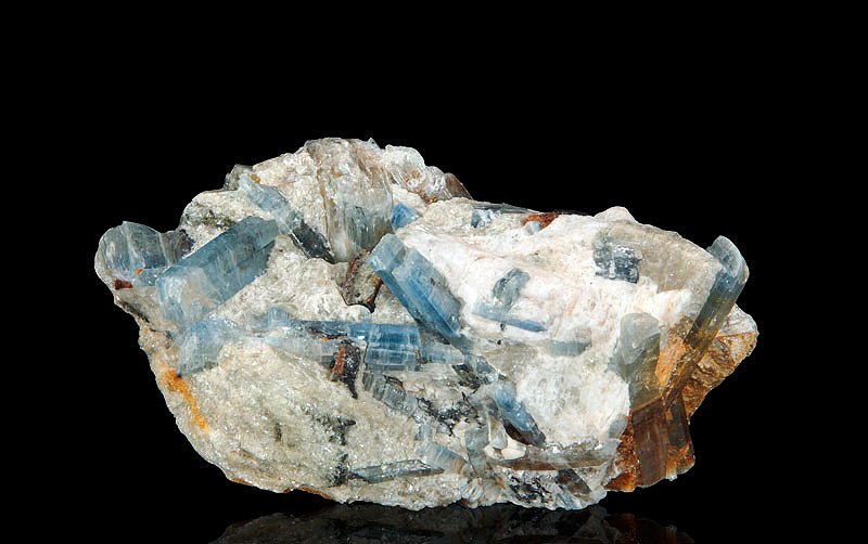 Kyanite, Staurolite Crystals on matrix - Height: 70 mm - Width: 40 mm- 74 g - (1) #2.1