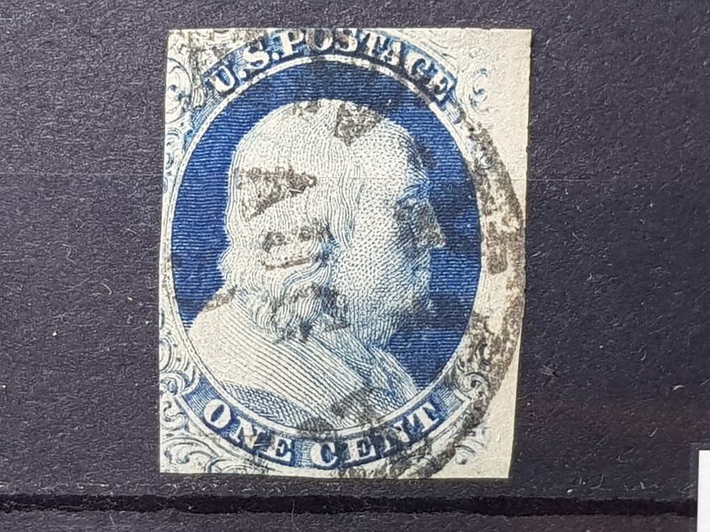 Stati Uniti  - Scott 6B Type 1C. Gestempeld. #1.0