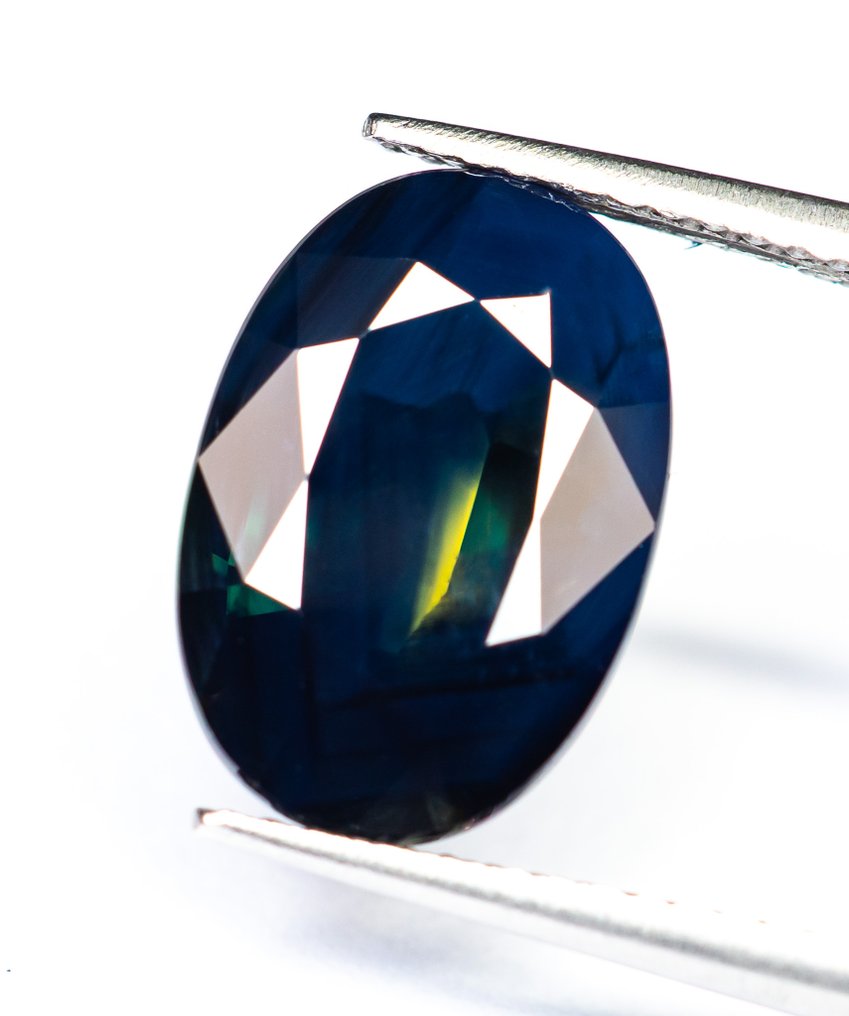Fără preț de rezervă Safir  - 7.33 ct - Bellerophon Gemlab - Multicolor #2.1