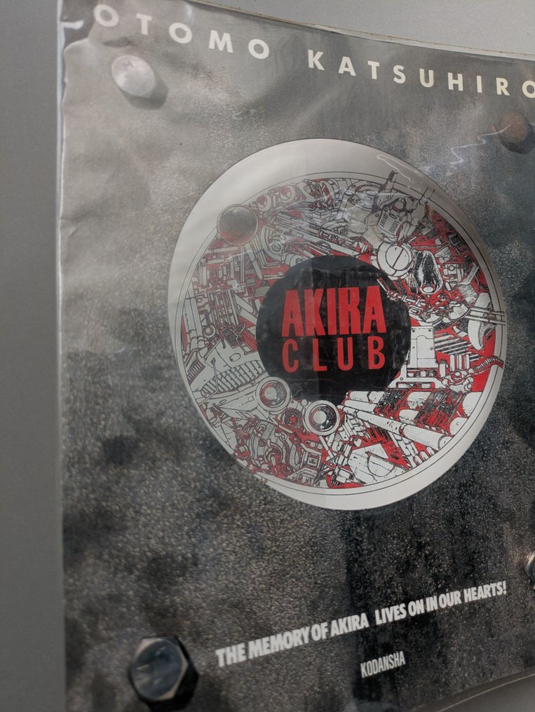 Katsuhiro Otomo - 1 AKIRA CLUB – Eerste editie met originele promotieposter - AKIRA - AKIRA CLUB – Art & Production Archive Book - 1995 #1.0