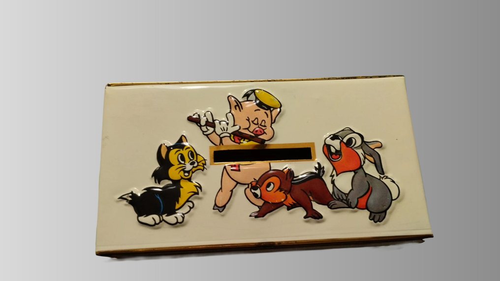 1978 Mickey's Mouse Bank Tin Safe Fricke & Nacke Money Box #3.2