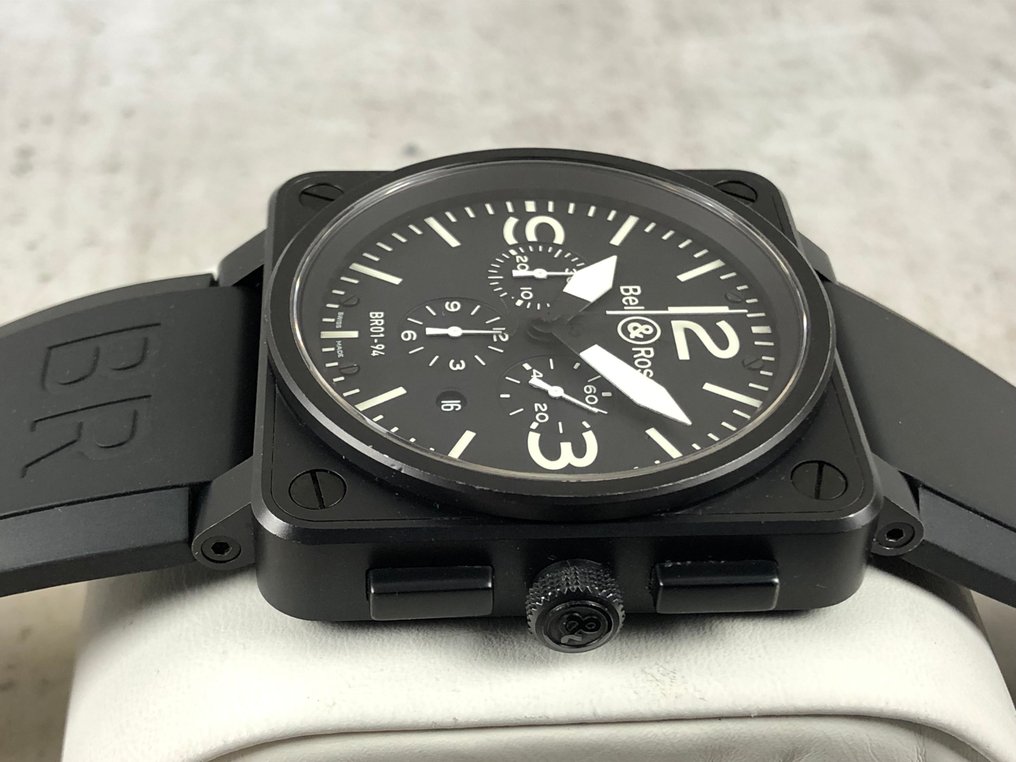 Bell & Ross - BR 01-94 Chronographe Automatic - BR01-94-S - 男士 - 2000-2010  #3.2