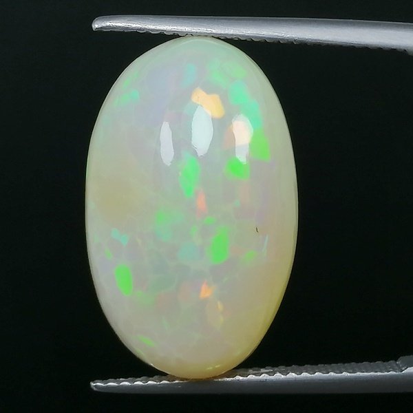 Opal  - 15.61 ct - Instituto Gemólogico Español (IGE) - Intense Color Play #4.3