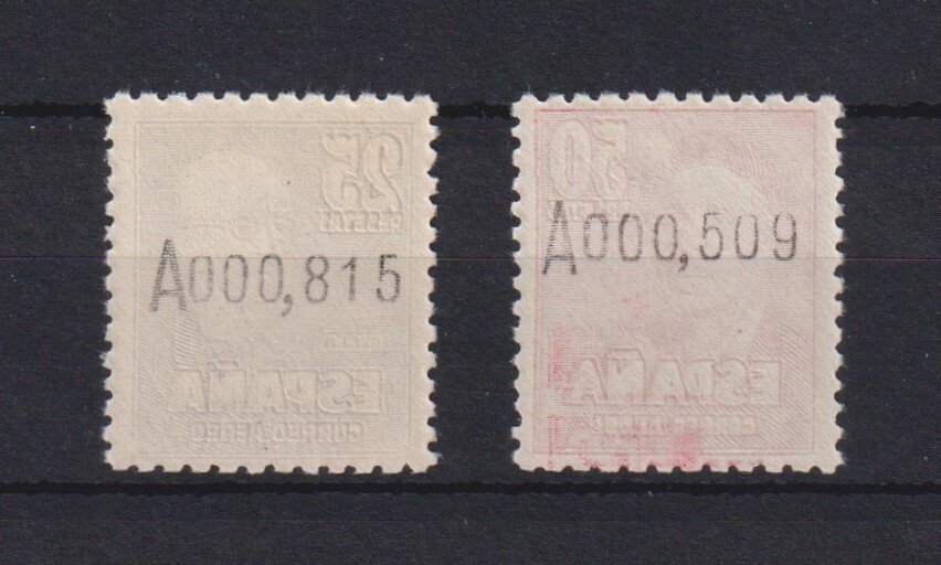 Ισπανία 1947 - Falla και Zuloaga - ολόκληρη σειρά με πιστοποιητικό. - Edifil nº 1015/16 #1.0