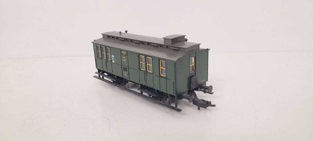 Fleischmann H0 - 5057 - Modeltog passagervogn (3) - DRG #2.1