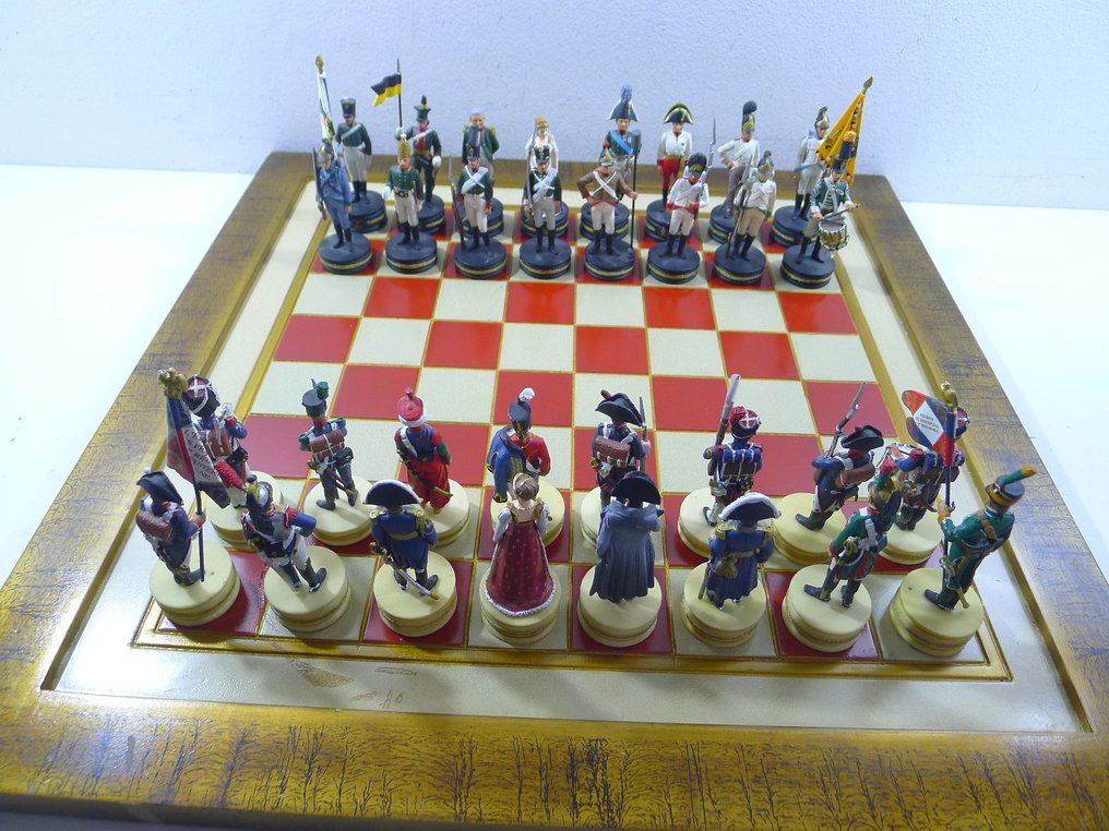 ALTAYA Jeu d'echecs Napoléon 1er et  le Tsar Alexandre 1er - Jeu d'échecs en Plomb peint a la main - Chess set - filling #1.0