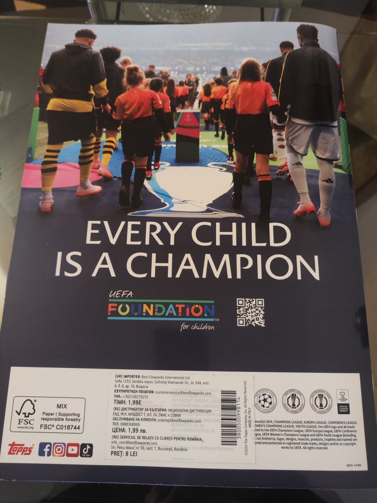 2024/25 Topps UEFA Champions League Lamine Yamal, Kylian Mbappé, Vini Jr. 519 Foil - 1 Mixed collection - Excellent (EX) #2.1