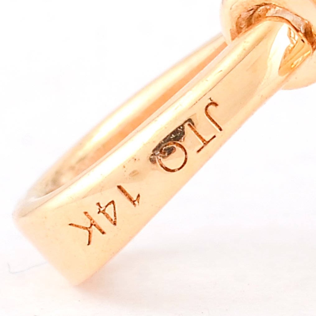 Sans Prix de Réserve - Pendentif - 14 carats Or jaune -  7.24ct. tw. Saphir - Diamant #4.3