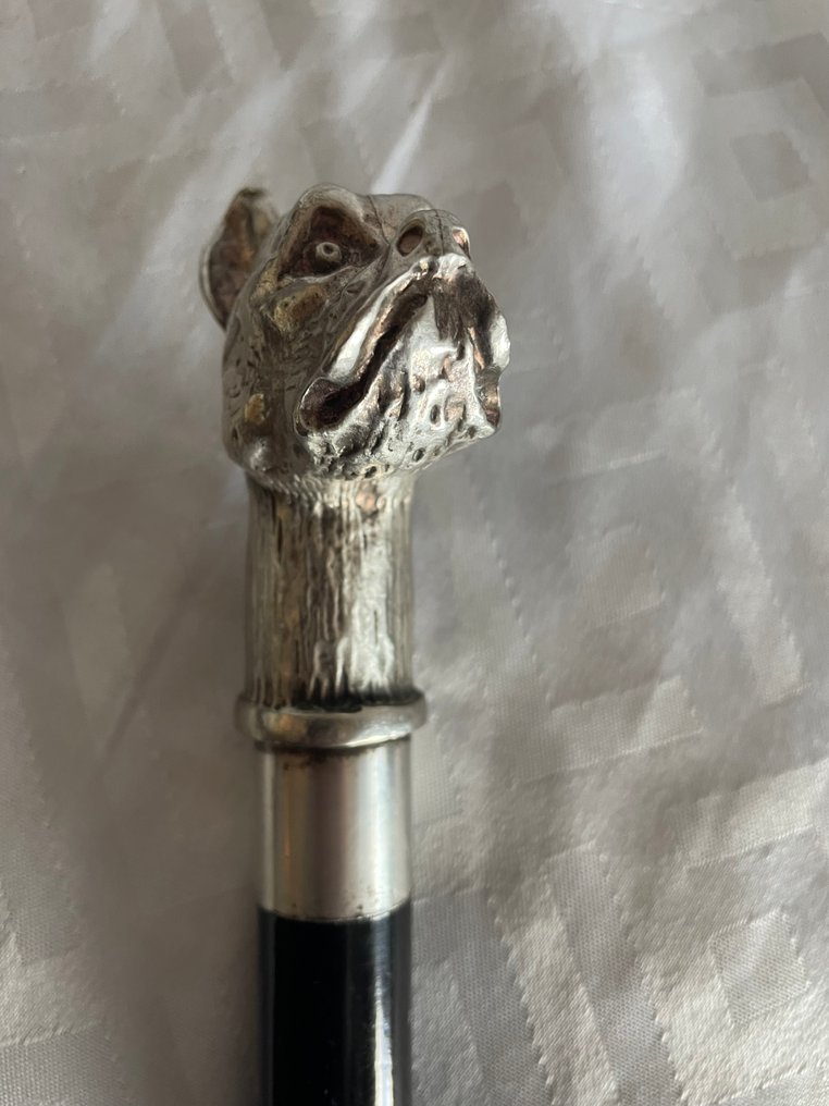 Sétabot - vadászkutya - Arg. 1000 - Fa - Bronz - Nincs tartalék ár #2.1