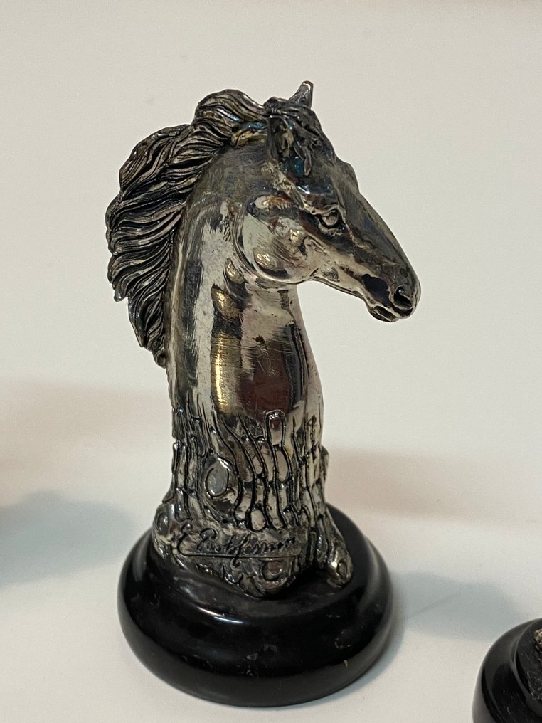 Creazioni Albi - 雕塑, statuette in argento placcato - 10 cm - 银, 木 #3.2