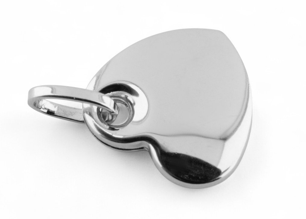 Nincs minimálár - Függő - 18 kt. Fehér arany #1.0