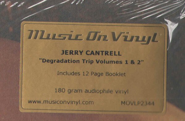 Jerry Cantrell (Alice In Chains) 4 LP Box Set " Degradation Trip Volumes 1 & 2 " - Cofanetto LP - 2020 #3.2
