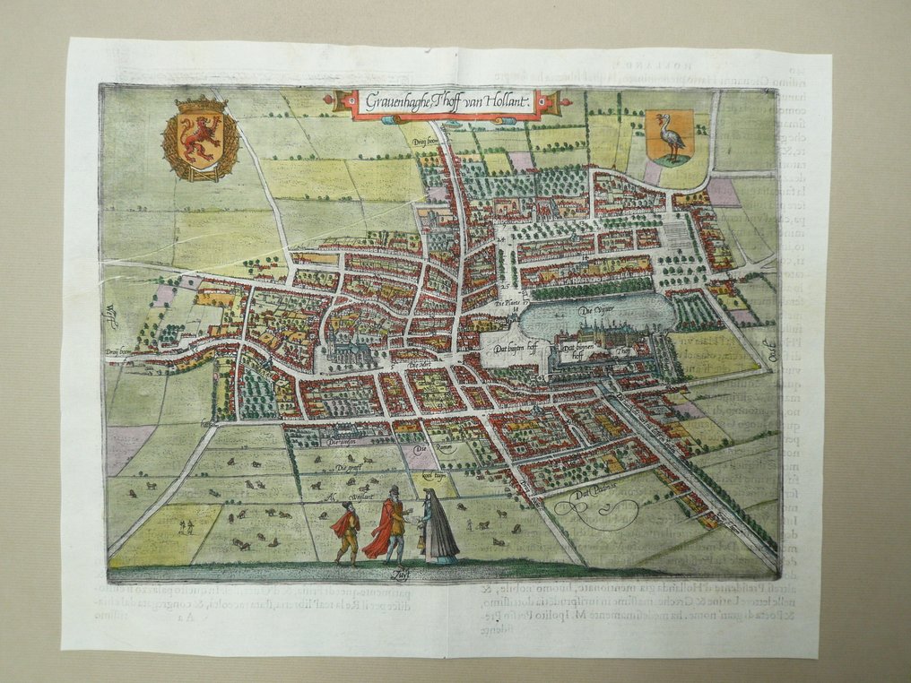 荷蘭 - 海牙; Lodovico Guicciardini - Gravenhaghe, T'hoff van Hollant - 1581 #1.0